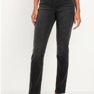 High-Waisted Wow Straight Ankle Jeans
